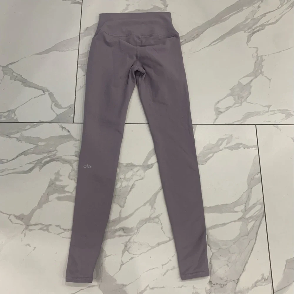 Alo Yoga High-Waist Airbrush Legging Sz XXS Purple Dusk